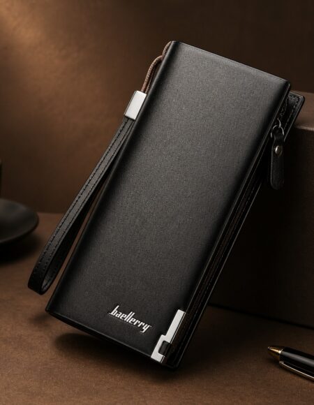 Allxo Baellerry Classic Long Wallet | 13 Card Slots | Men