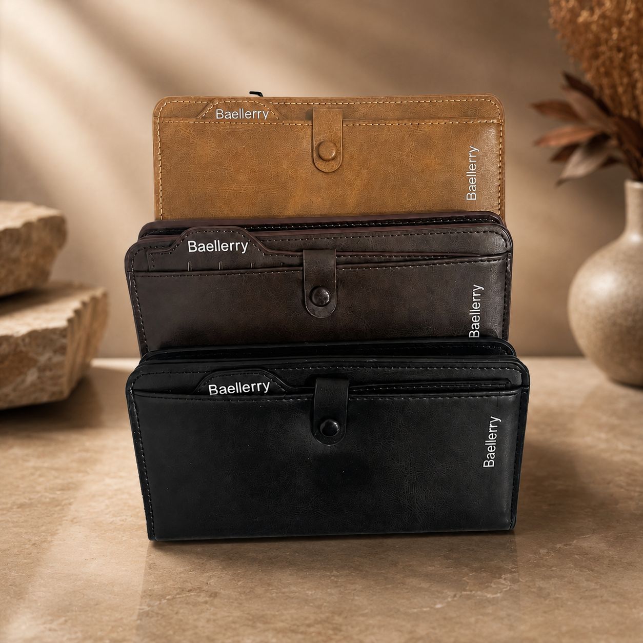 Baellerry (Business Class) | Premium Genuine Leather Long Wallet